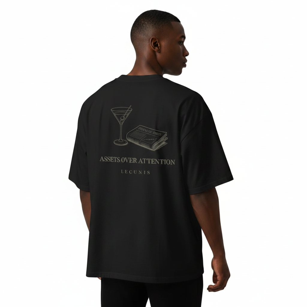 Assets over Attention – Herren T-Shirt | 100 % Bio-Baumwolle