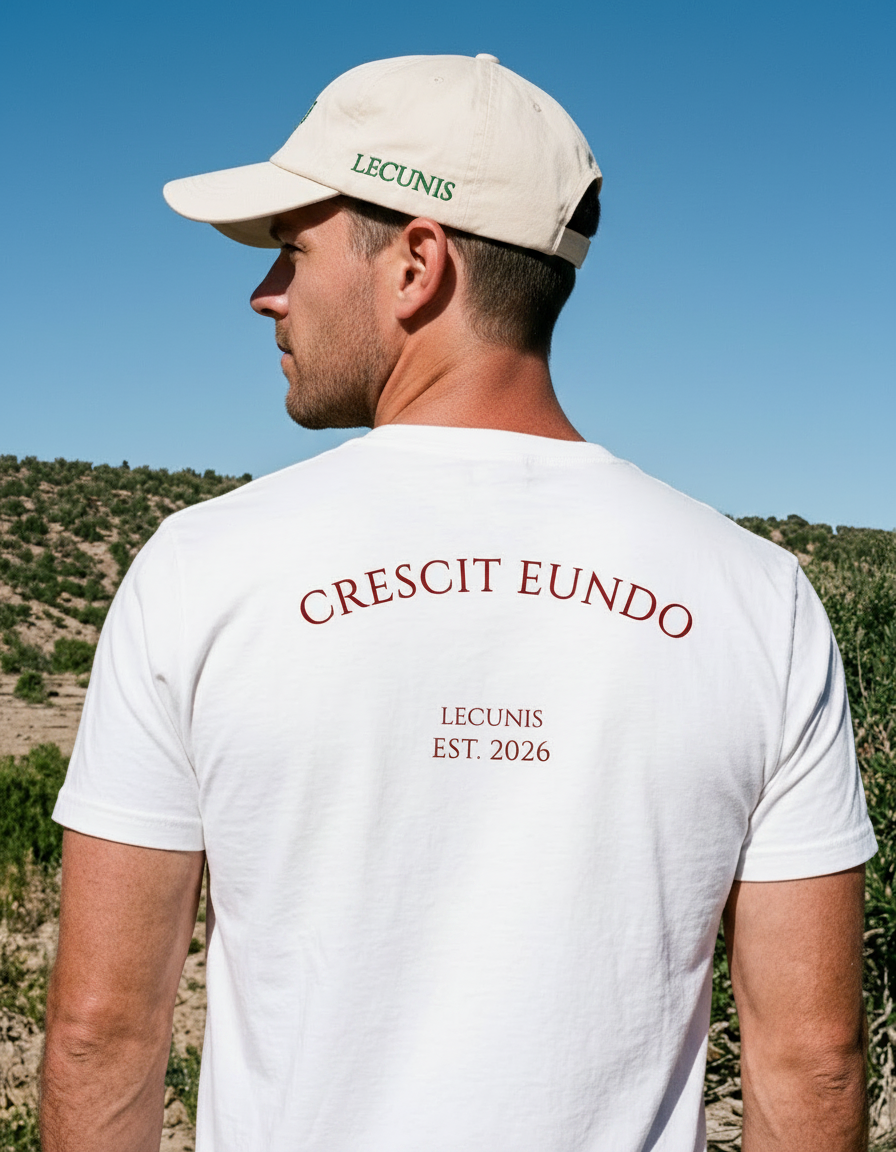 Crescit eundo – Herren T-Shirt | 100 % Bio-Baumwolle