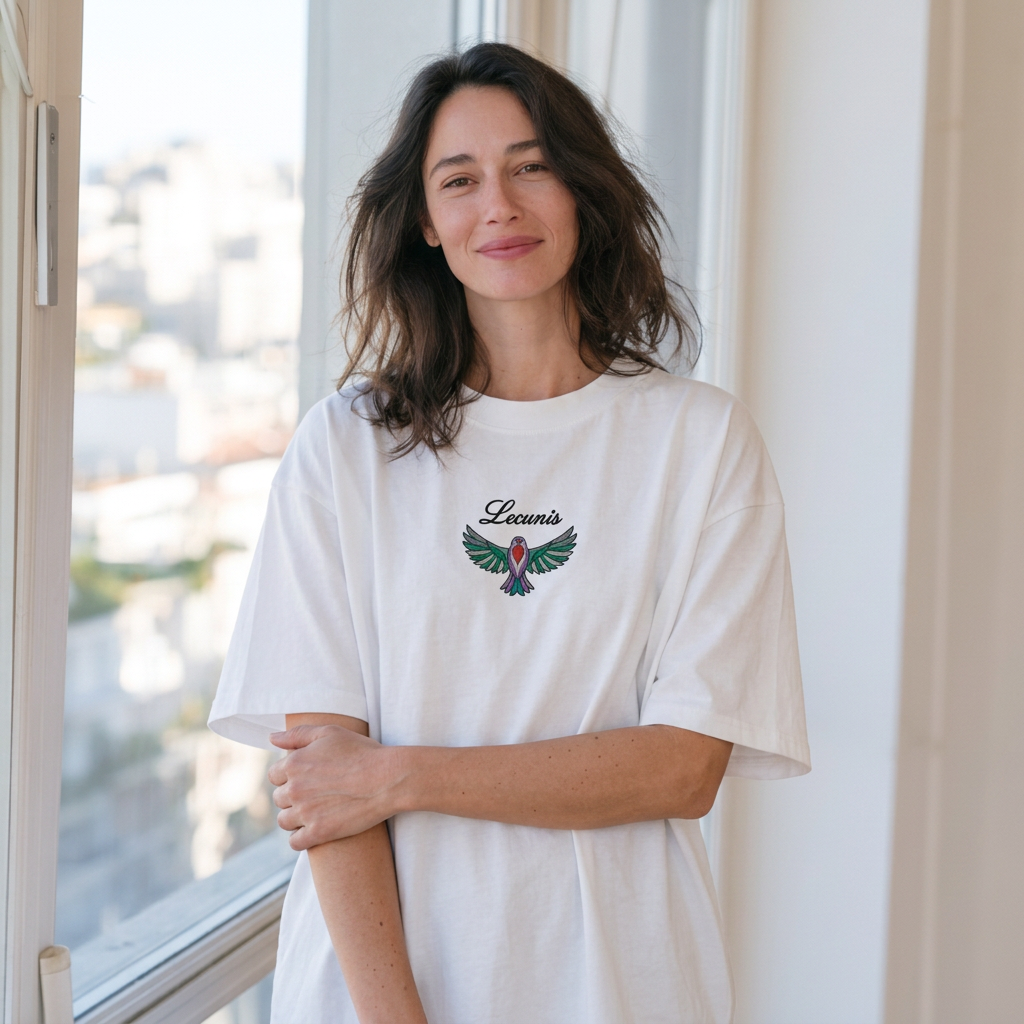 Lecunis – Damen T-Shirt I 100 % Bio-Baumwolle